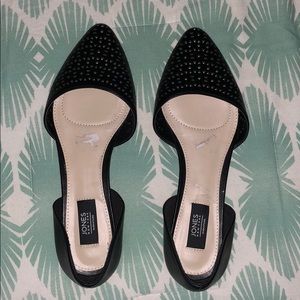 Jones NY pointy toe flats. With cut outs